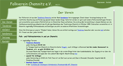Desktop Screenshot of folkverein-chemnitz.de