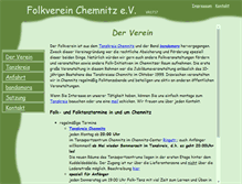 Tablet Screenshot of folkverein-chemnitz.de